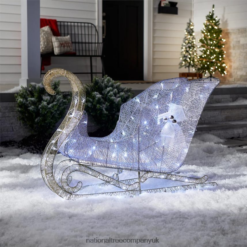 decoration | National Tree Company 48 in Santas Sleigh with Cool White LED Lights F2L4F595